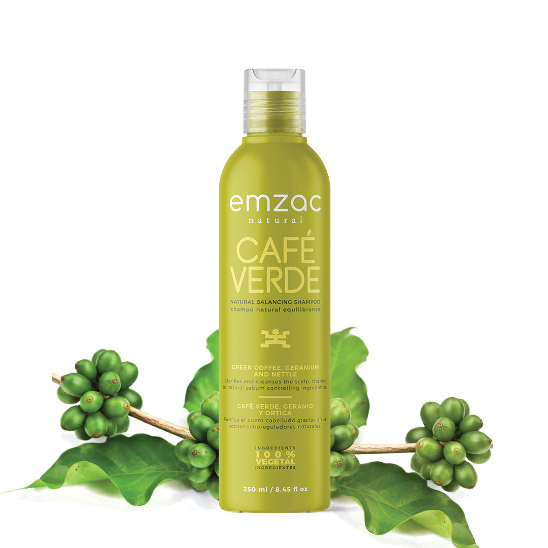 Shampoo 100% Vegetal - CAFÉ VERDE Equilibrante